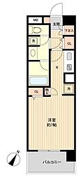 グラディート町田 ワンルームの間取図画像
