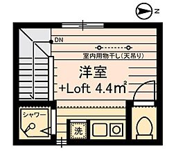 コンフォートテラス荻窪 ワンルームの間取図画像