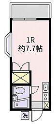 コーポ南行徳C棟 ワンルームの間取図画像
