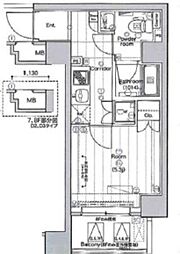 JR京浜東北・根岸線 大森駅 徒歩5分の賃貸マンション 6階1Kの間取り