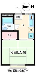 一條コーポ 2階/-