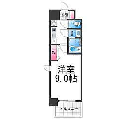 間取図画像 1K