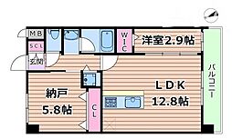 スプランディッドライズ新大阪ノース 2LDKの間取図画像