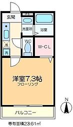 Dorumi1 1Kの間取図画像