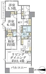 ブリリア大山町 3LDKの間取図画像