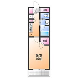 PHOENIXVILLAりんくう 1Kの間取図画像