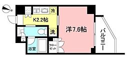 プライムメゾン方南町 5階1Kの間取り