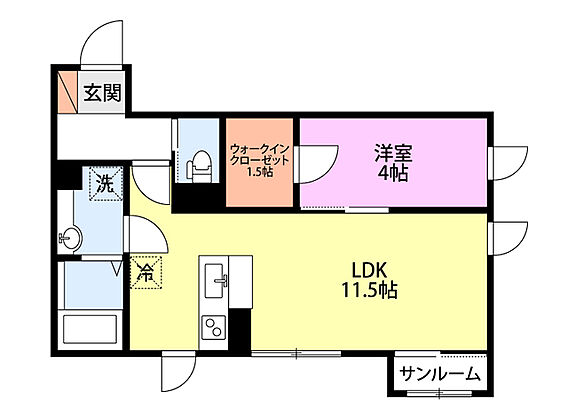 ラフィネ宮内駅前_間取り_0