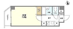 ラクラス荻窪 1Kの間取図画像