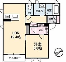 グラディアII A0201 ｜ 鳥取県鳥取市吉成1107（賃貸アパート1LDK・2階・45.05㎡） その2