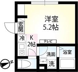 AltaClasse 1Kの間取図画像