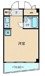 ジュヒロプラザ赤羽 1Kの間取図画像
