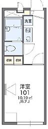 レオパレスガーデン1 1Kの間取図画像