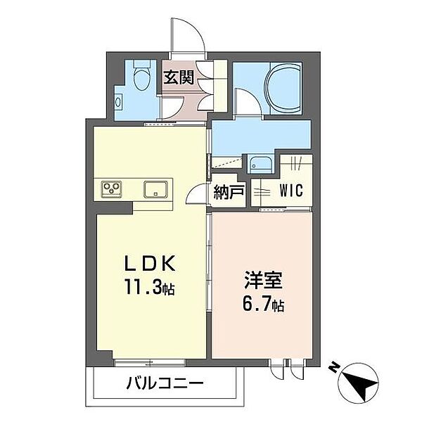 シャーメゾンアリスト 00302｜埼玉県さいたま市緑区大字下野田(賃貸マンション1LDK・3階・45.56㎡)の写真 その2