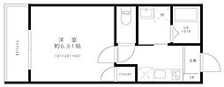 Good Residence新検見川 1Kの間取図画像