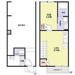 ベースセグレタ 1LDKの間取図画像