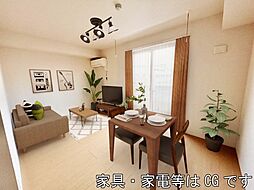 コスモガーデン 3階1LDKのリビング/ダイニング