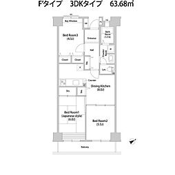 プラザ唐木田1 8階/802