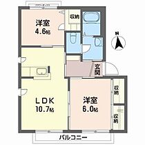 シャーメゾンＡ 122 ｜ 山形県東根市温泉町１丁目15-7（賃貸アパート2LDK・2階・50.00㎡） その2