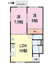 サンメゾン 202 ｜ 新潟県新潟市秋葉区中野５丁目4-60（賃貸アパート2LDK・2階・48.85㎡） その2