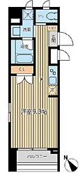 CITYSPIRE森下 ワンルームの間取図画像