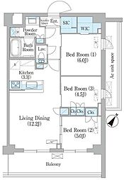 間取図画像 3LDK