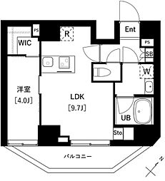 アークマーク上池袋 1LDKの間取図画像