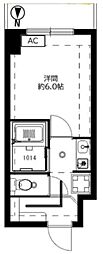 ライオンズマンション錦糸町第8 1Kの間取図画像