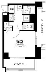 ロイヤルアメニティー東池袋 5階1Kの間取り