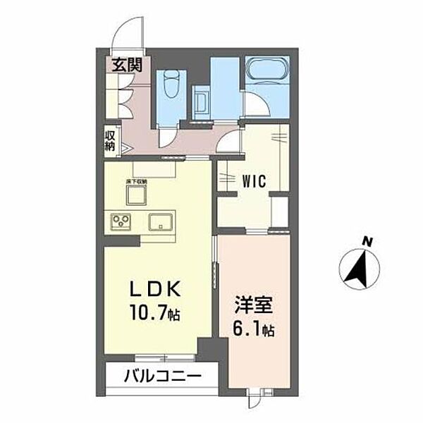 錦町2丁目ＰＪ 105｜宮城県仙台市青葉区錦町２丁目(賃貸マンション1LDK・1階・49.12㎡)の写真 その2