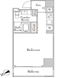 MYRIARESIDENCE北新宿 ワンルームの間取図画像