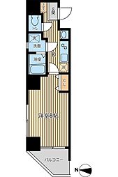 OrchidResidence両国2 1Kの間取図画像