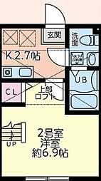 ウエストミモザ 2階/202