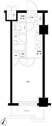 ルーブル日本橋 1Kの間取図画像