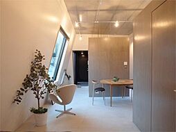 kif annex 3階ワンルームのリビング/ダイニング