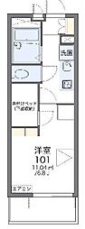 レオパレス緑町 1Kの間取図画像