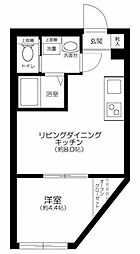 Ｒｅｓｉｄｅｎｃｅ 南千住 3階1LDKの間取り
