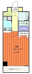 PaddyField 1Kの間取図画像