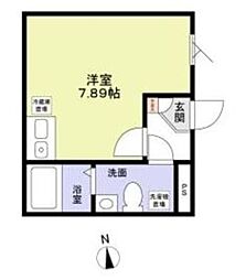 Ｍｏｎｏｌｏｇｕｅ 1階1Kの間取り