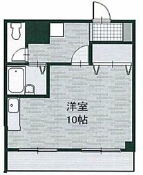 グランディオ・SK ワンルームの間取図画像