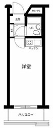 ラ・レジダンス・ド・ラフィネ ワンルームの間取図画像