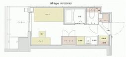 かわしん百合丘ビル ワンルームの間取図画像