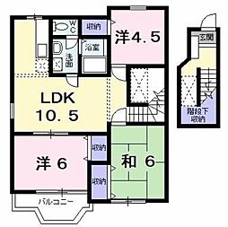 ローゼンハイムA 3LDKの間取図画像