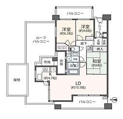 セザールグラン海老名 3LDKの間取図画像