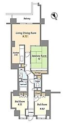 エタニティ・ヒロ・町田 3LDKの間取図画像