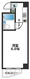スカイコート中野南台2 ワンルームの間取図画像