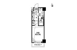 プレール・ドゥーク練馬中村橋 1Kの間取図画像