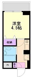 尾頭ビル 1Kの間取図画像