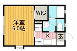 サントル吉祥寺 1Kの間取図画像