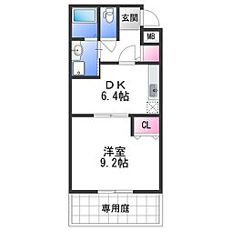 間取図画像 1DK